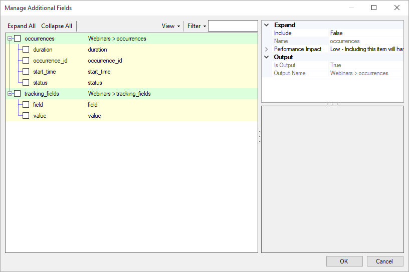 SSIS Zoom Source Component - More Fields